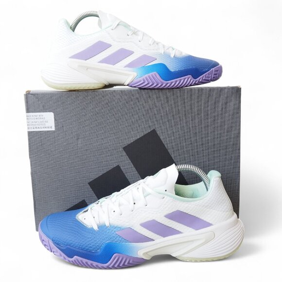 Adidas Barricade 'Lucid Blue Violet Fusion' Women's 8.5 Tennis Pickleball HP7417 - Picture 1 of 12